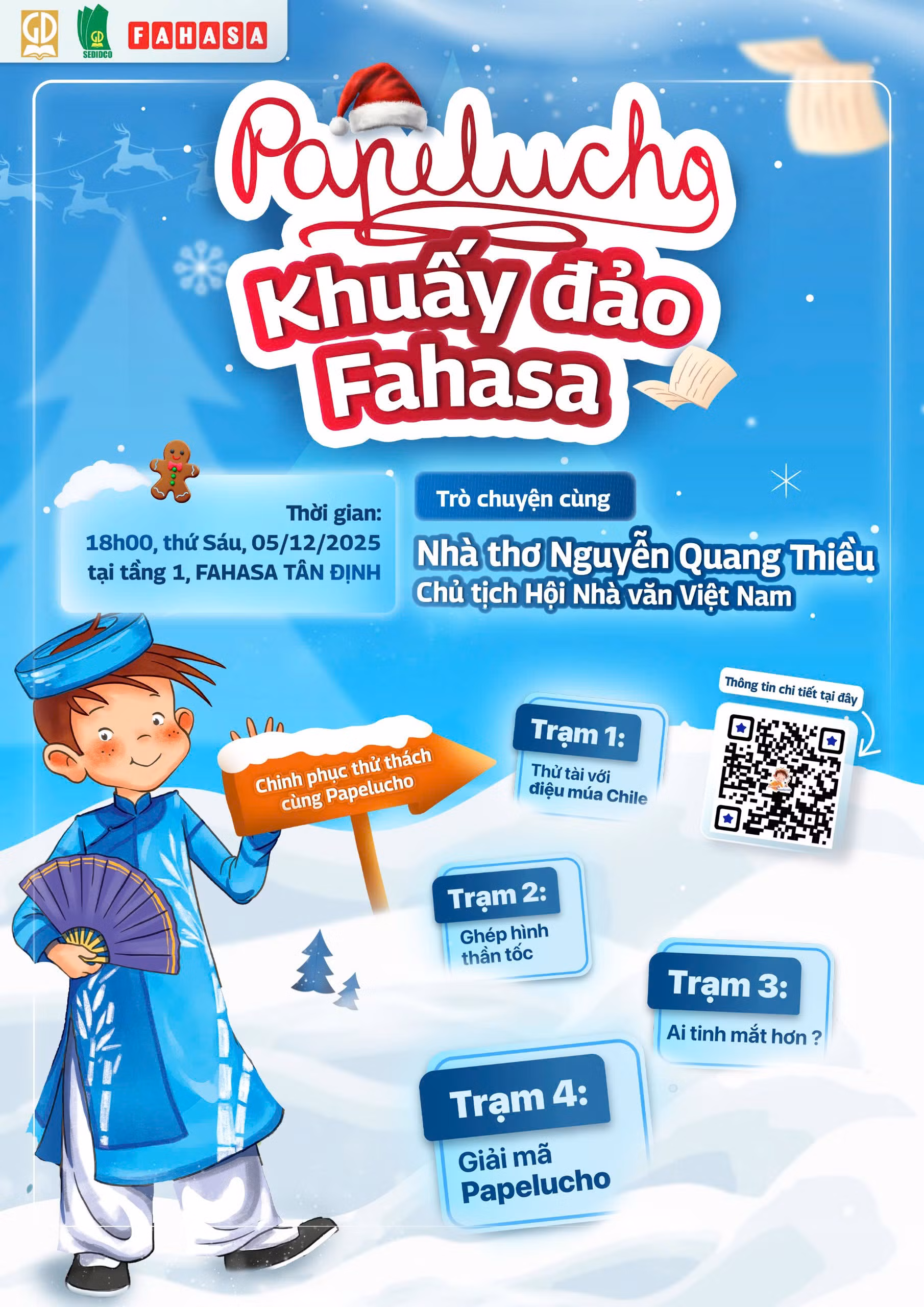 Giao lưu cùng nhà thơ Nguyễn Quang Thiều - “Từ Đọc đến Viết - Hành trình phát triển ngôn ngữ” -1