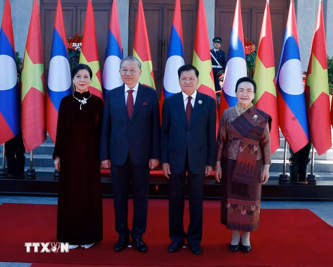 Tuyên bố chung Việt Nam-Lào nhân chuyến thăm của Tổng Bí thư Tô Lâm tới Lào -0