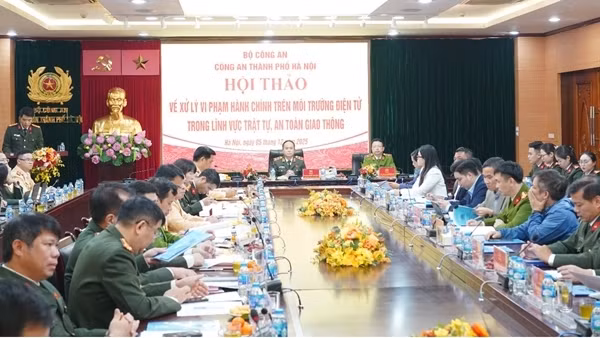 Thí điểm về xử lý vi phạm hành chính trên môi trường điện tử trong lĩnh vực trật tự an toàn giao thông