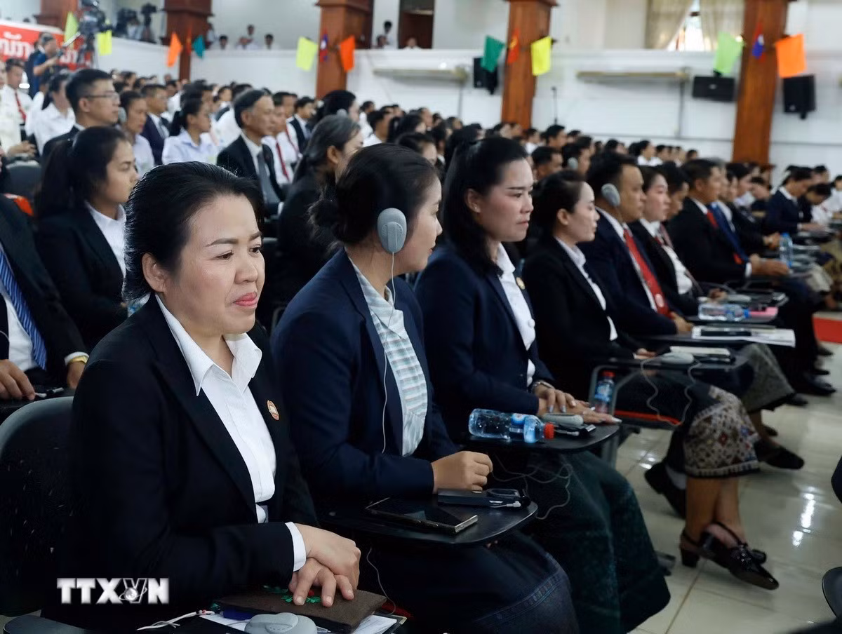 Phát biểu của Tổng Bí thư tại Học viện Chính trị và Hành chính Quốc gia Lào -0