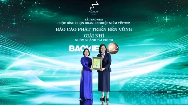 Tập đoàn Bảo Việt đoạt Giải Nhì Báo cáo Phát triển bền vững nhóm ngành tài chính