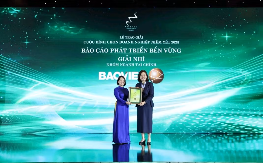Tập đoàn Bảo Việt đoạt Giải Nhì Báo cáo Phát triển bền vững nhóm ngành tài chính -0