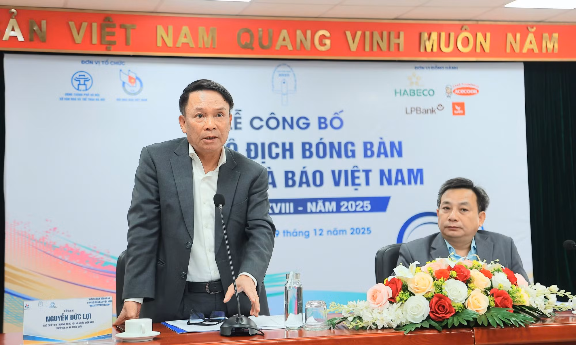 200 vận động viên tham gia Giải Vô địch Bóng bàn Cúp Hội Nhà báo Việt Nam 2025 -0