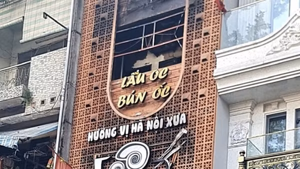 Vụ cháy quán bún ốc trên đường Trần Hưng Đạo: 4 người tử vong do ngạt khói