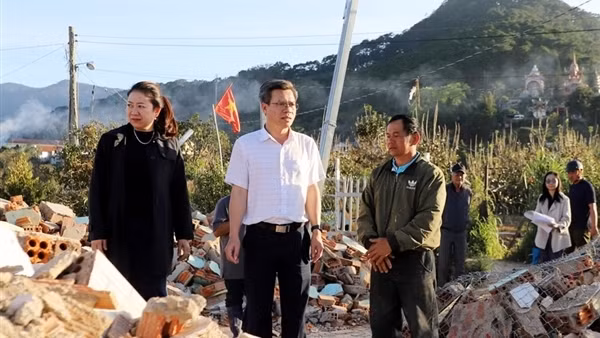 Lâm Đồng thần tốc xây lại nhà cho người dân bị thiệt hại do mưa lũ
