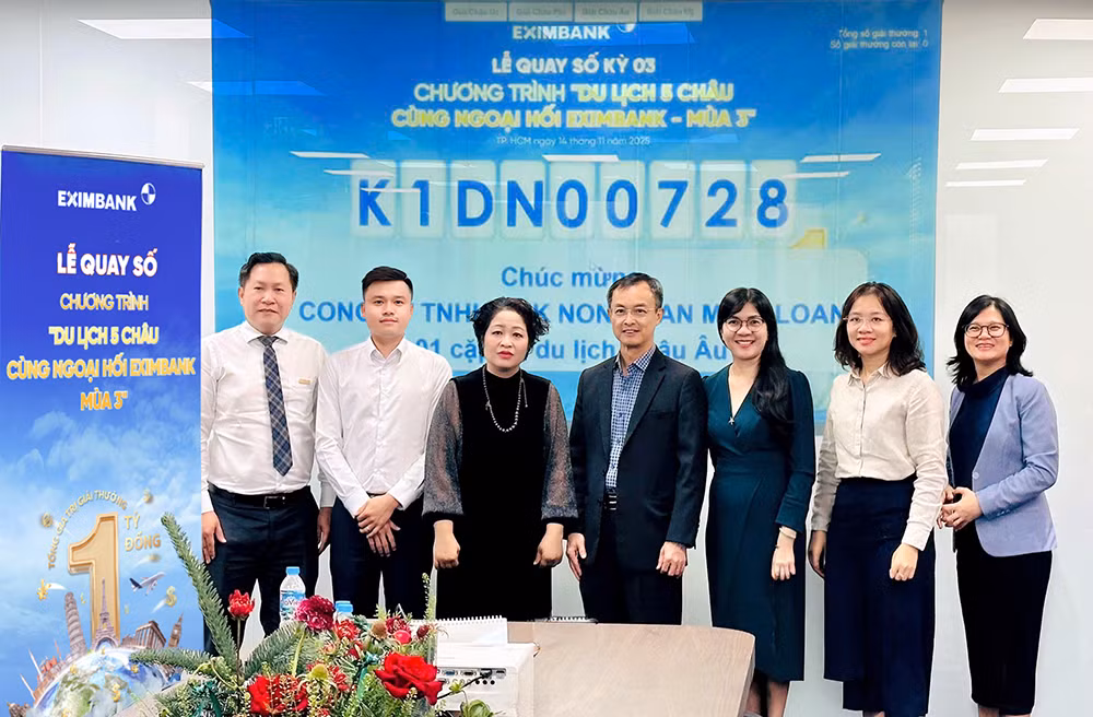 Eximbank công bố khách hàng trúng thưởng chương trình “Du lịch năm châu cùng ngoại hối Eximbank – Mùa 3” -0