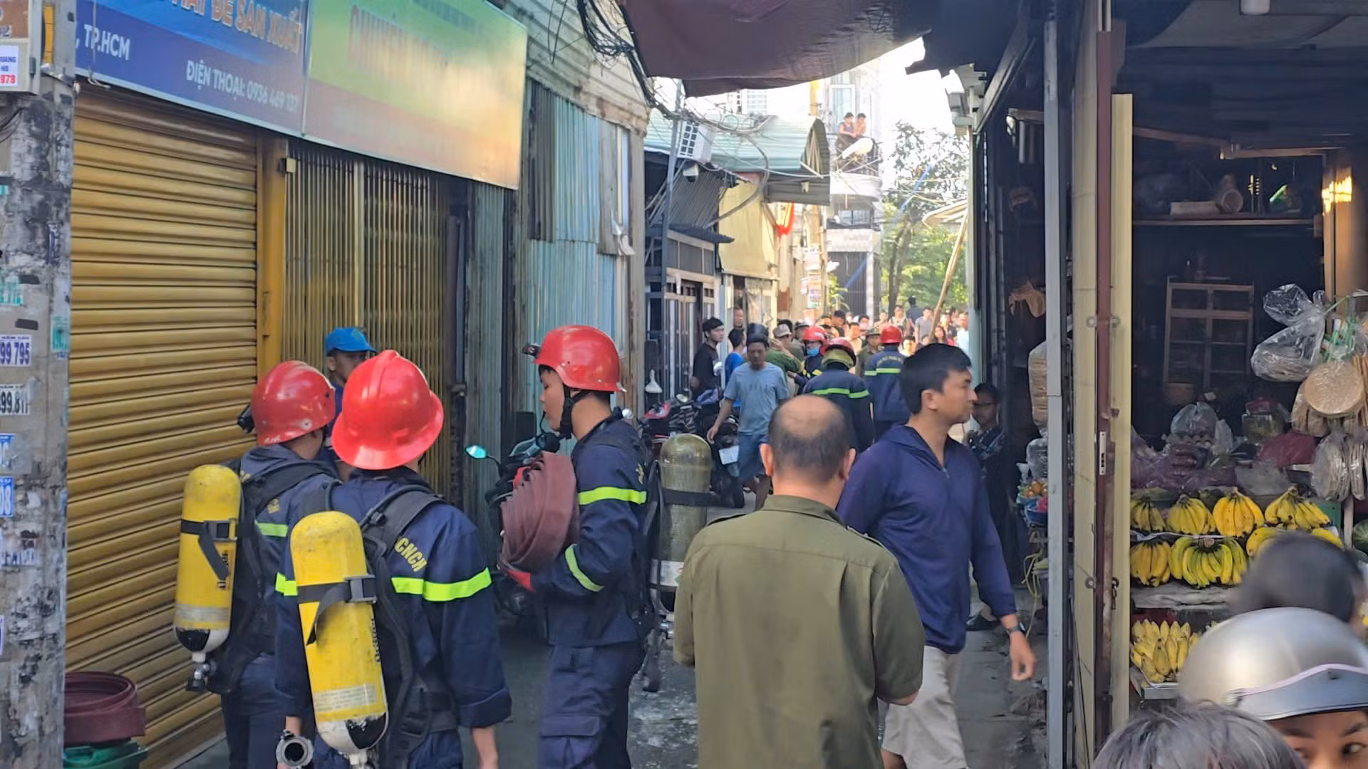 Cháy nhà trong hẻm một người mắc kẹt tử vong -0
