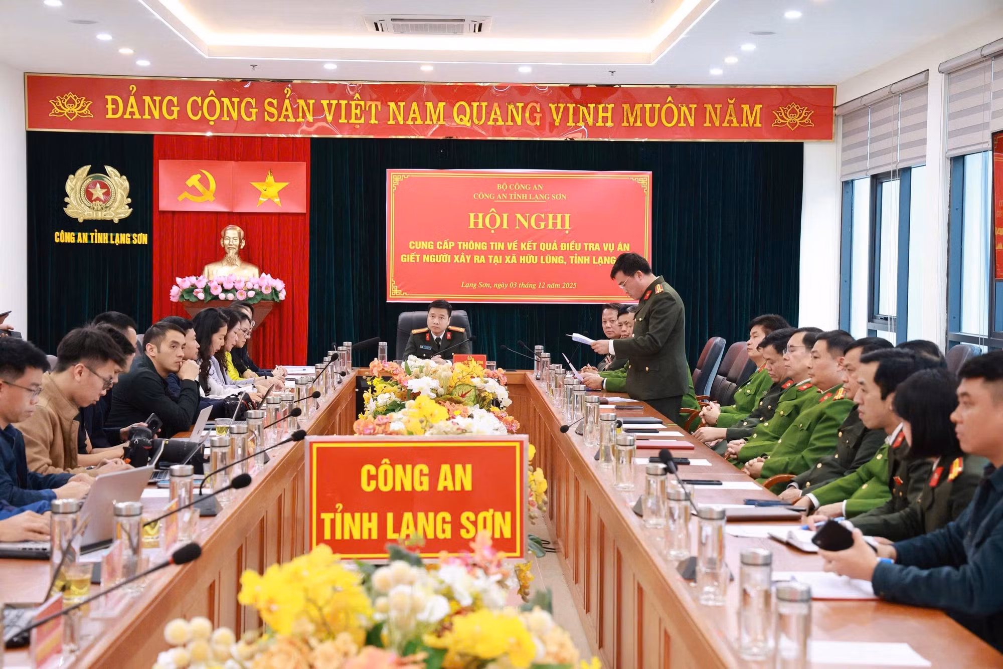 Giám đốc Công an tỉnh Lạng Sơn chủ trì hội nghị thông tin chính thức vụ án Đoàn Văn Sáng giết người -0