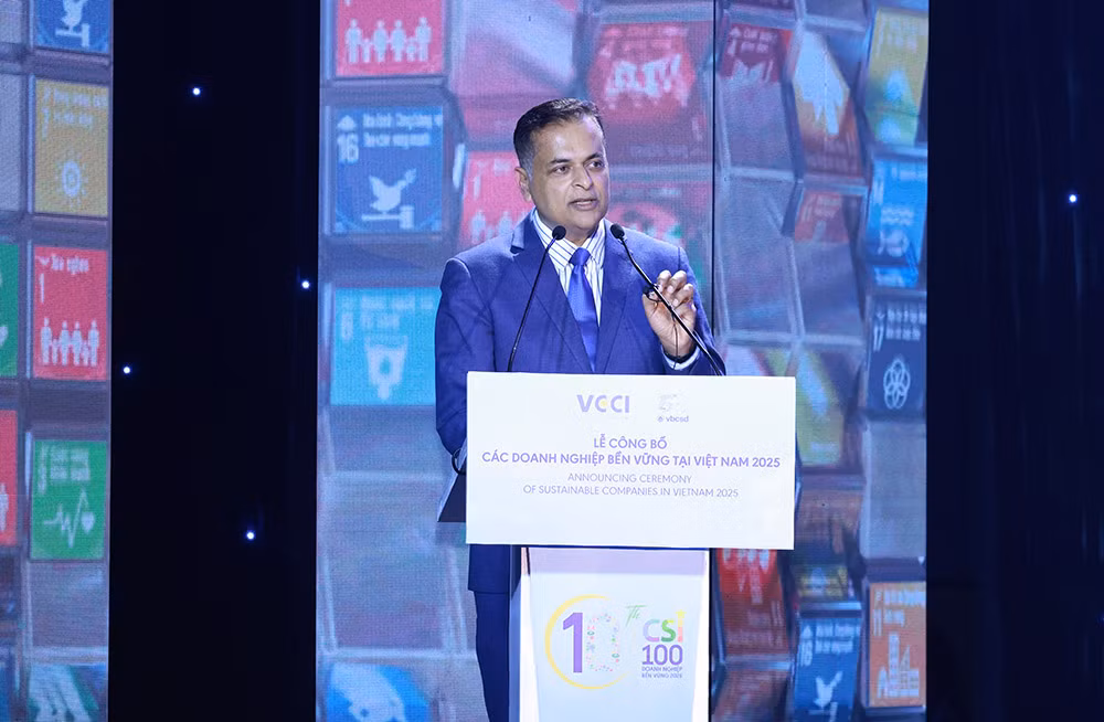 ông binu jacob, tổng giám đốc nestlé việt nam, đồng chủ tịch hội đồng doanh nghiệp vì sự phát triển bền vững (vbcsd), phát biểu tại sự kiện (1).jpg -0