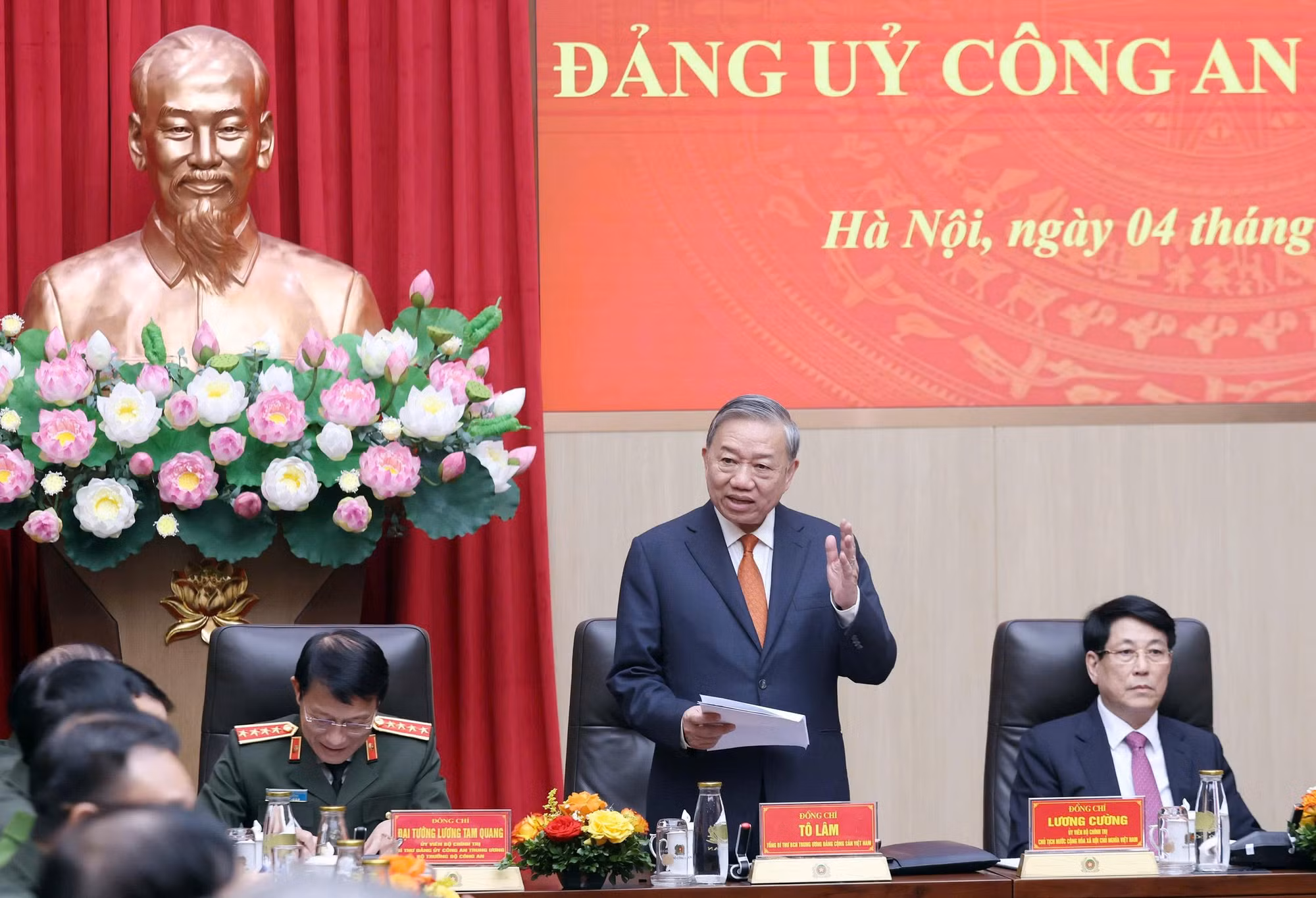 Tổng Bí thư: Gia tăng đóng góp của lực lượng Công an thực hiện các mục tiêu chiến lược của Đảng -1