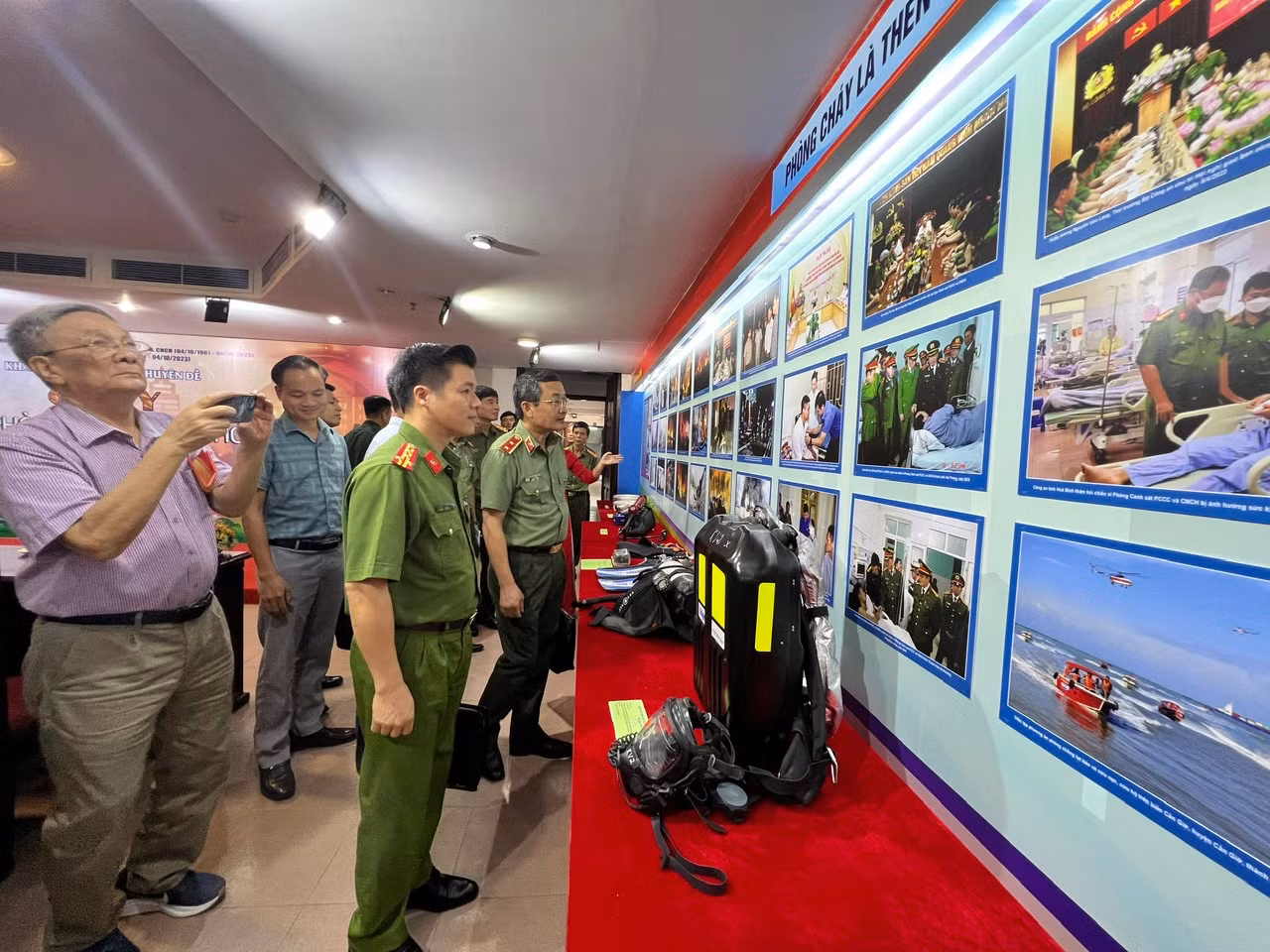 Nơi trưng bày. trải nghiệm “Cháy - kỹ năng phòng, chữa và thoát nạn” -0