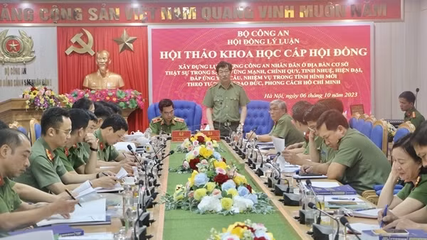 Xây dựng lực lượng CAND ở địa bàn cơ sở đáp ứng tốt yêu cầu, nhiệm vụ