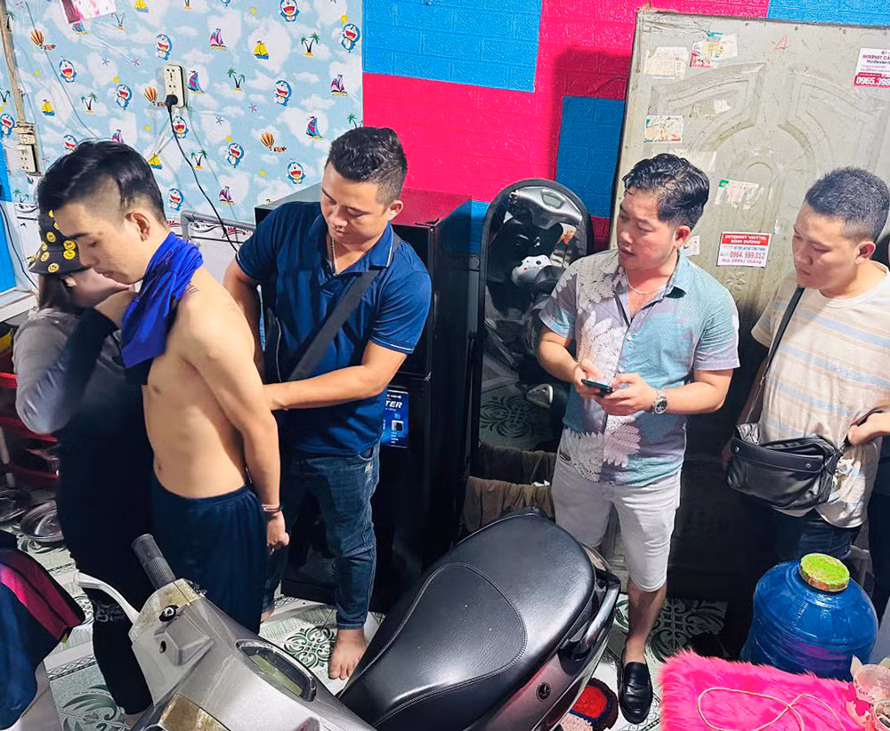 Bắt giữ tên cướp nguy hiểm đang lẩn trốn -0