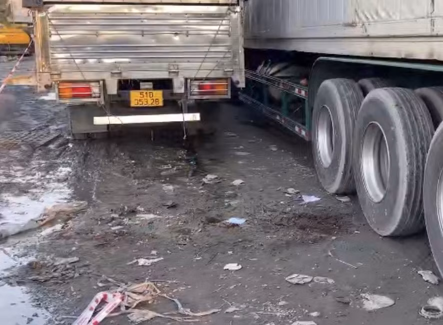 Cô gái bị sát hại trong bãi xe đầu kéo ở Chợ đầu mối nông sản Thủ Đức -0