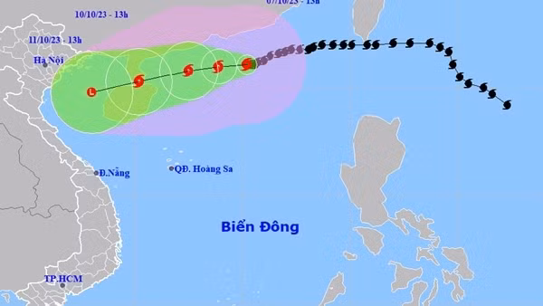 Bão số 4 hướng về Vịnh Bắc Bộ, diễn biến phức tạp
