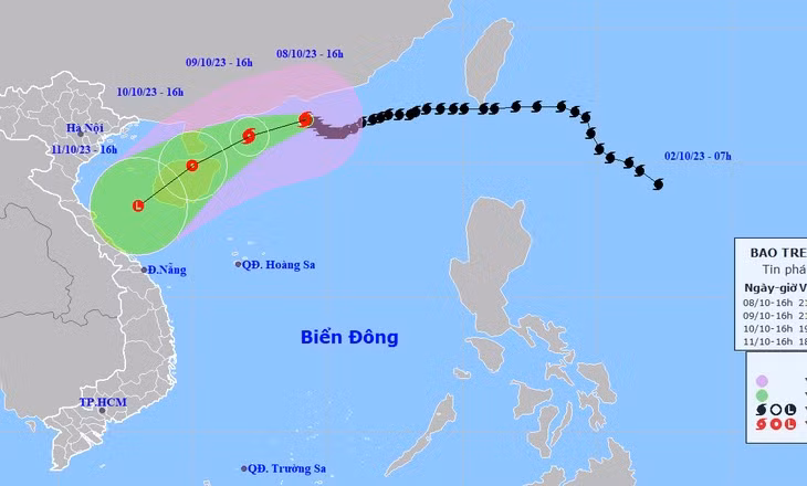 Không khí lạnh tăng cường, miền Bắc chuyển lạnh, bão số -0
