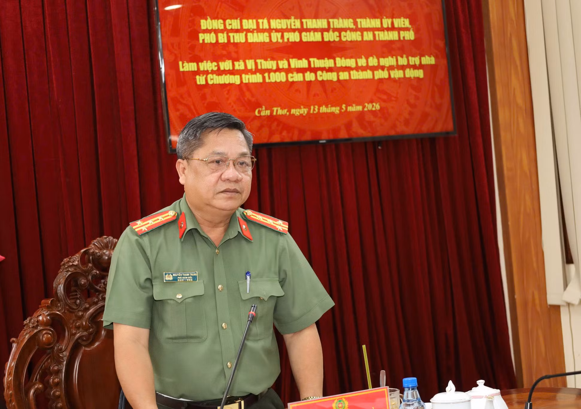 Công an TP Cần Thơ đẩy nhanh xây dựng 1.000 căn nhà tặng người dân khó khăn -0