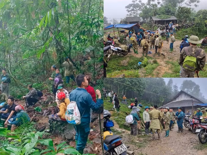 Lực lượng chức năng đã tìm thấy người đàn ông sau 4 ngày mất tích khi đi rừng tìm dược liệu -1