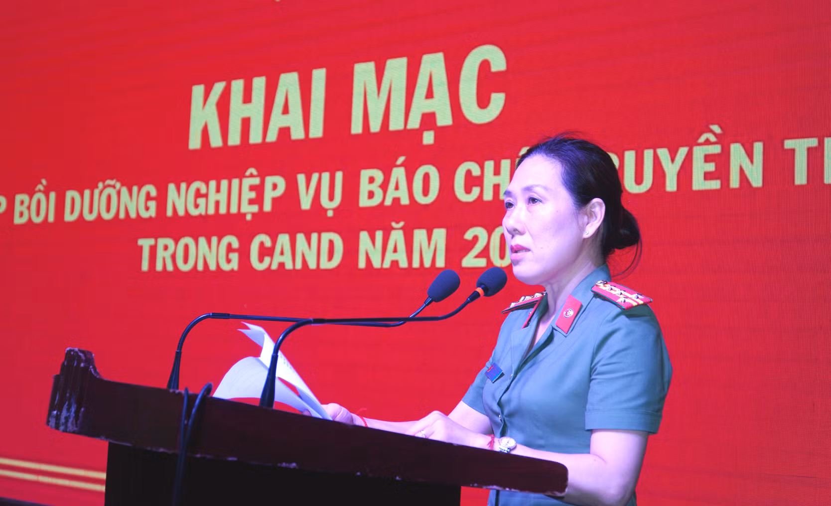 Khai mạc lớp Bồi dưỡng nghiệp vụ báo chí, truyền thông trong CAND năm 2026 -0