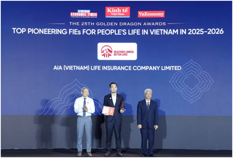 AIA Việt Nam được vinh danh tại Giải thưởng Rồng Vàng 2026 -0
