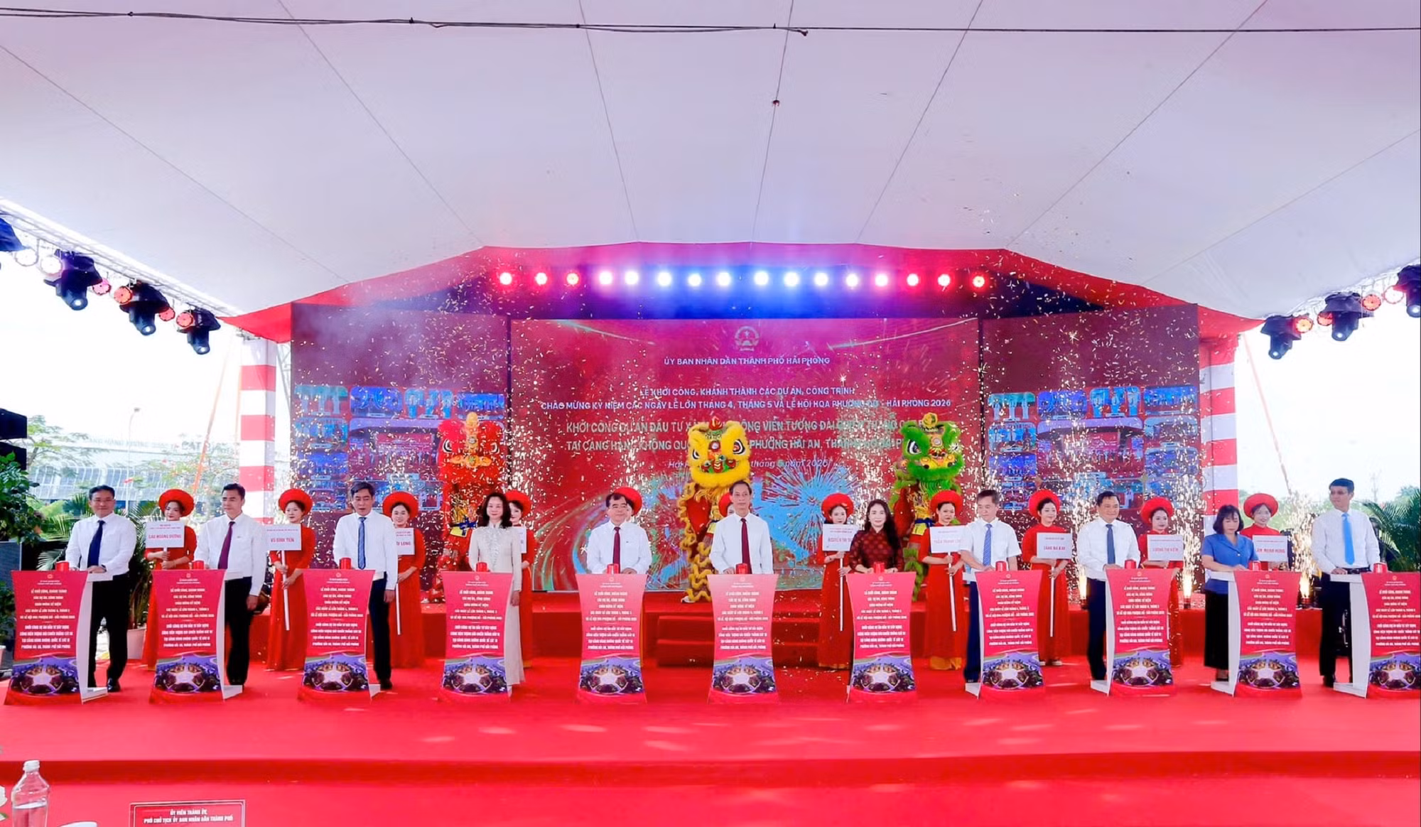 Hải Phòng đồng loạt khởi công, khánh thành 14 dự án công trình trọng điểm -0