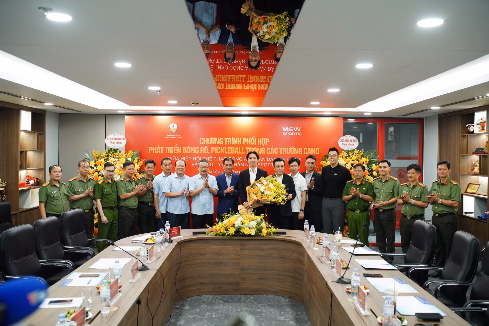 Hiệp hội Thể thao CAND Việt Nam phối hợp New Sports phát triển bóng rổ, pickleball trong các trường Công an nhân dân -1
