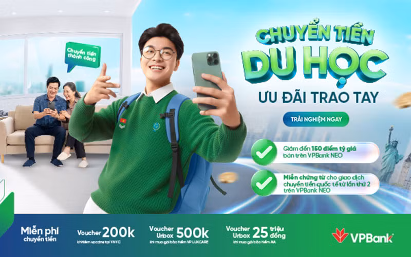 VPBank nâng tầm dịch vụ chuyển tiền du học, tối ưu trải nghiệm toàn diện -0