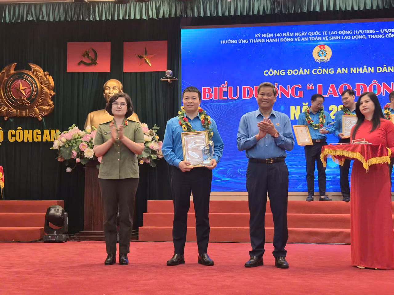 Công đoàn CAND biểu dương 140 lao động giỏi tại Ngày hội cảm ơn người lao động -0