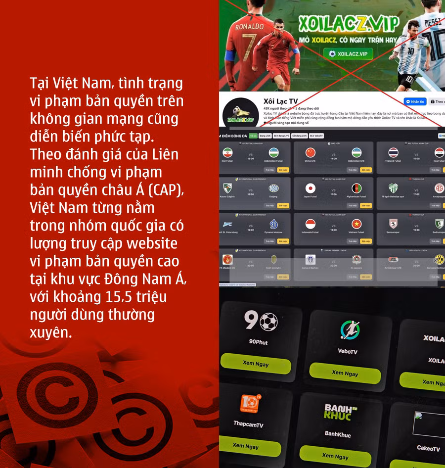 Dẹp nạn ăn cắp bản quyền trên không gian số: Ma trận “đen” web lậu (bài 2) -0