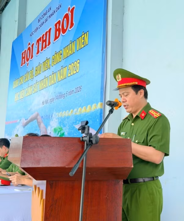 Sôi nổi Hội thi bơi dành cho cán bộ, giảng viên, công nhân viên Học viện CSND năm 2026 -0