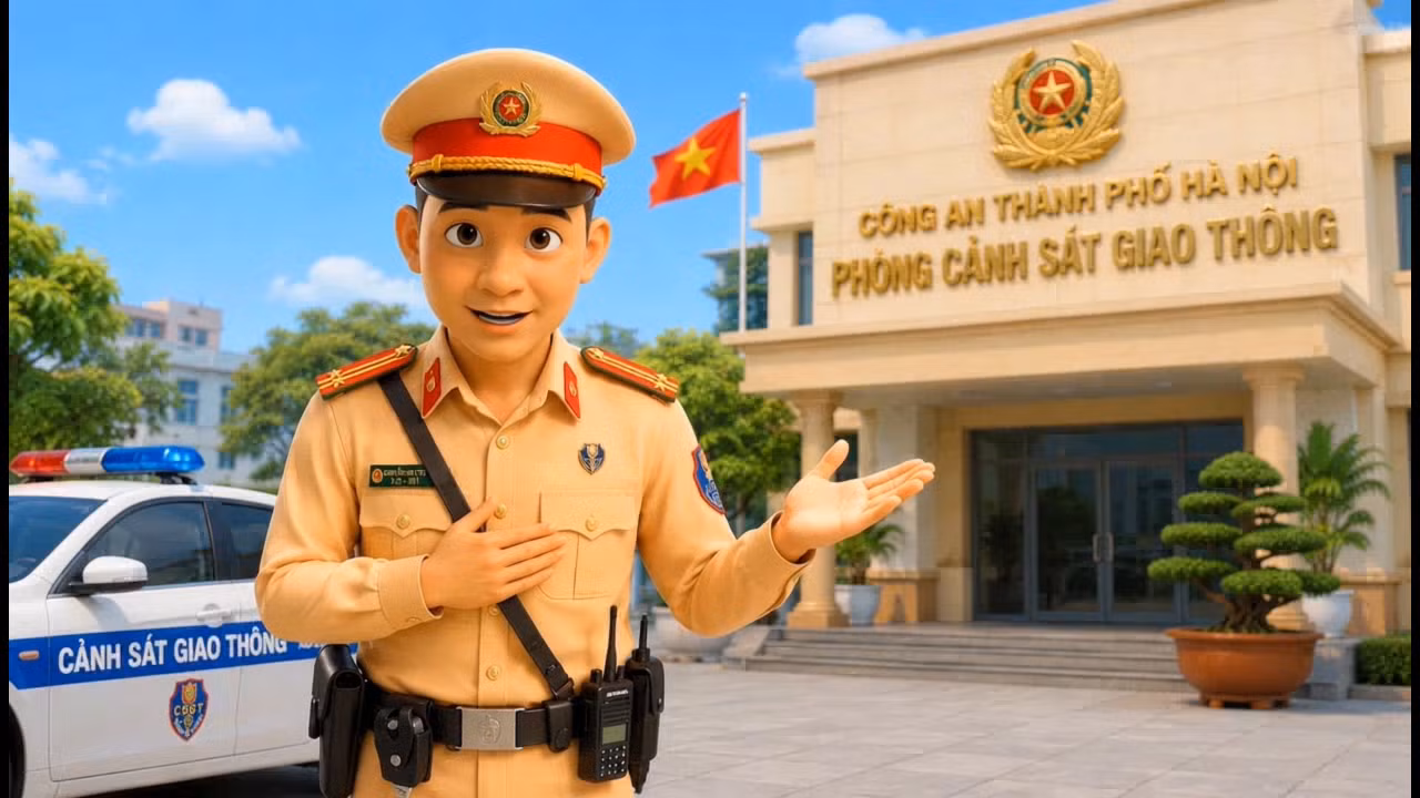 CSGT Hà Nội ứng dụng AI truyền tải luật giao thông sinh động hơn -0