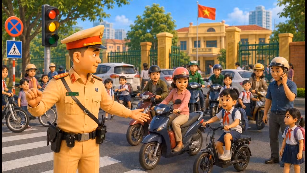 CSGT Hà Nội ứng dụng AI truyền tải luật giao thông sinh động hơn -0