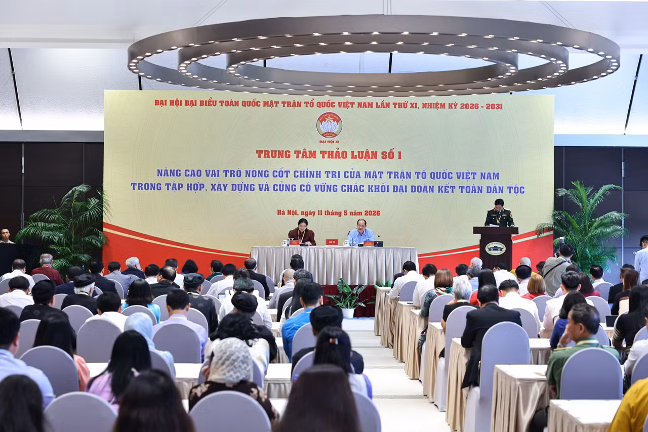 Khai mạc phiên làm việc đầu tiên Đại hội MTTQ Việt Nam lần thứ XI -0