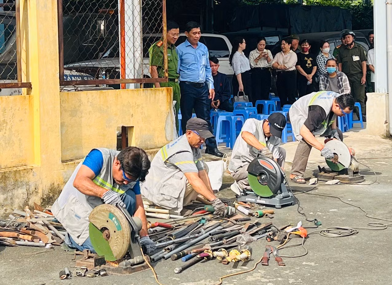 Hiệu quả từ phong trào giao nộp vũ khí tại TP Hồ Chí Minh -0