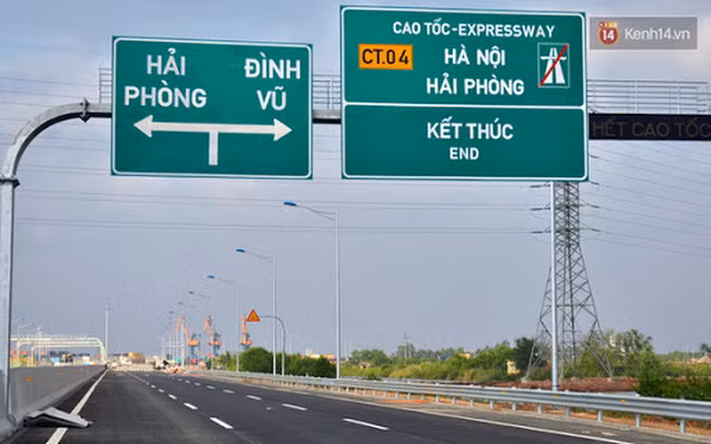 Từ 5/5, xe dán thẻ không dừng và đảm bảo số dư trong tài khoản mới được lưu thông qua cao tốc Hà Nội - Hải Phòng -0