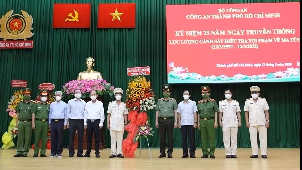Cảnh sát phòng chống tội phạm về ma túy Công an TP Hồ Chí Minh lập nhiều chiến công xuất sắc