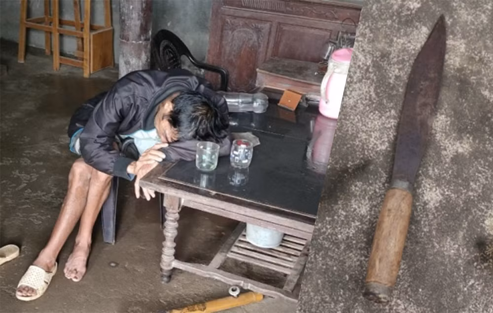 Chủ nhà đâm chết bạn nhậu rồi... ngủ gục -0