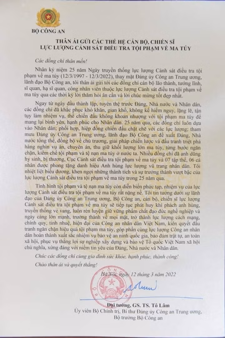 Phát huy khí phách anh hùng của lực lượng Cảnh sát điều tra tội phạm về ma túy -0