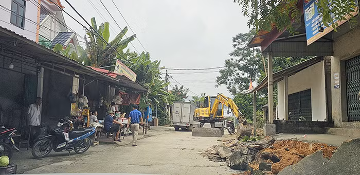 Sôi động trên các công trình xây dựng Làng văn hóa kiểu mẫu ở Vĩnh Phúc -0