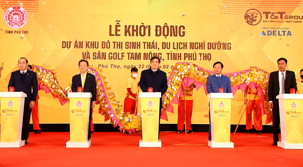 T&T Group khởi động dự án khu đô thị sinh thái và sân golf gần 500 ha tại Phú Thọ -0