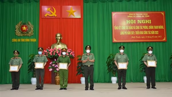 Đảng ủy Công an Bình Thuận nâng cao công tác phòng, chống tham nhũng, lãng phí