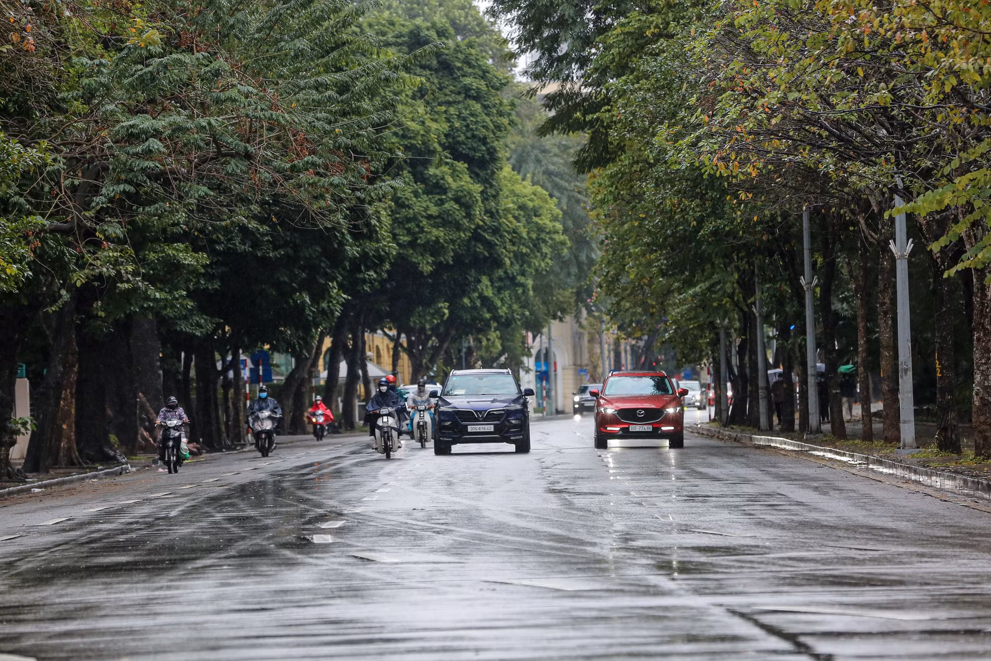 Người Hà Nội co ro trong giá lạnh tê tái -0