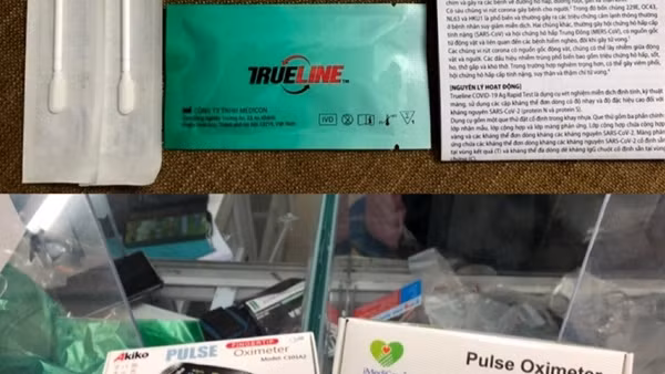 Thu giữ 6.000 kit test COVID-19 không rõ nguồn gốc trên ô tô khách ảnh 8