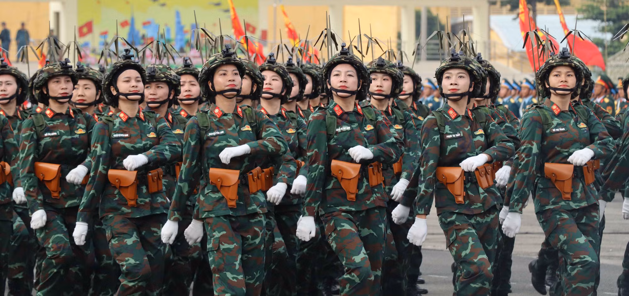 Diễu binh, diễu hành tái hiện lại trang sử hào hùng của dân tộc -0