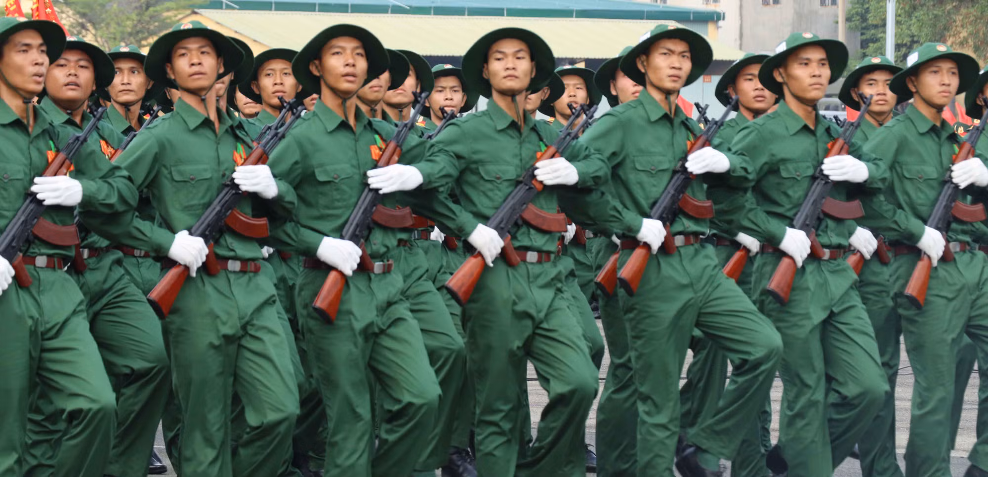 Diễu binh, diễu hành tái hiện lại trang sử hào hùng của dân tộc -0