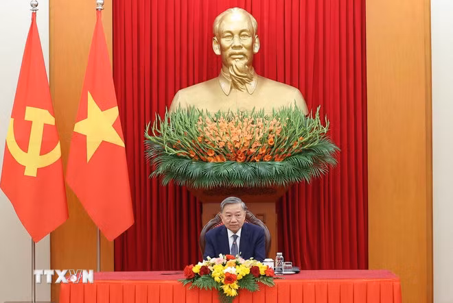 Tổng Bí thư Tô Lâm điện đàm với Chủ tịch Hội đồng châu Âu -0