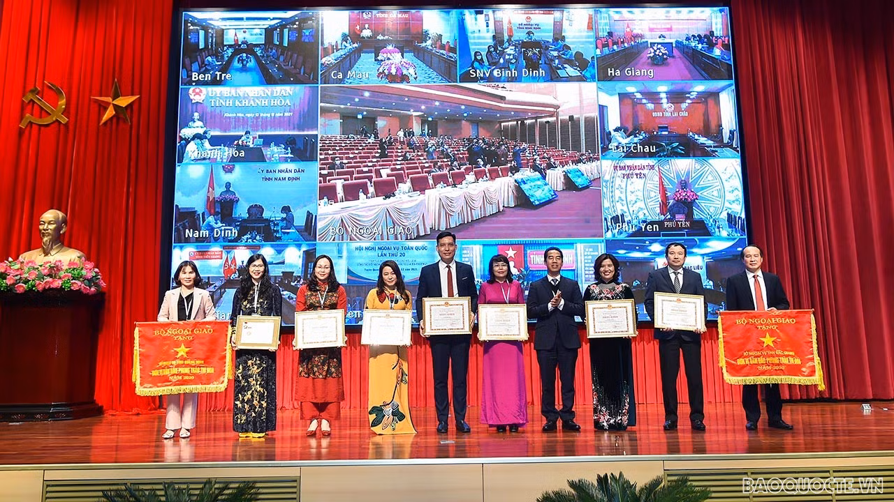 Hội nghị Ngoại giao 31 và Hội nghị Ngoại vụ 20 diễn ra thành công, hiệu quả với nhiều kết quả cụ thể -0