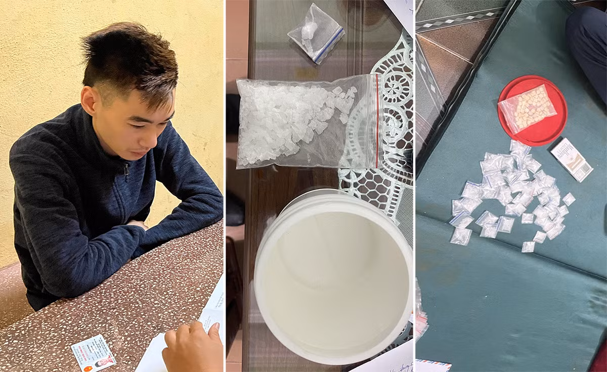 Bắt kẻ bán lẻ ma túy -0