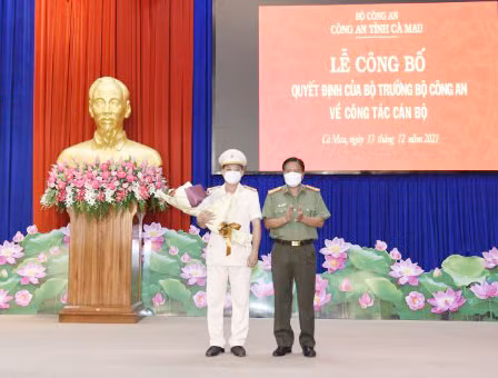 Công an tỉnh Cà Mau có tân Phó Giám đốc -0