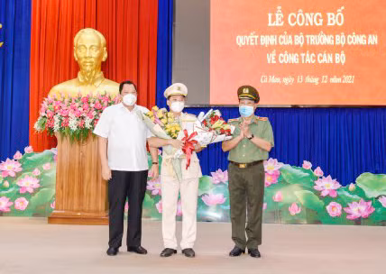 Công an tỉnh Cà Mau có tân Phó Giám đốc -0